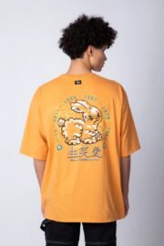 Remera oversize naranja